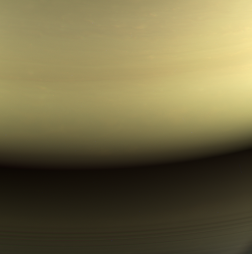 Cassini's final image – natural colour view