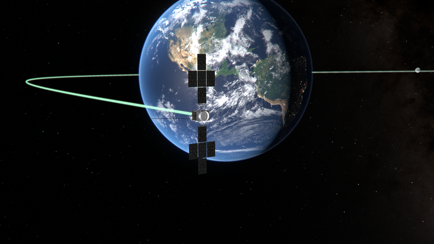 Juice flies by Earth