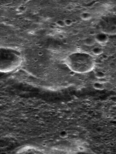 Juice JANUS view of the Moon