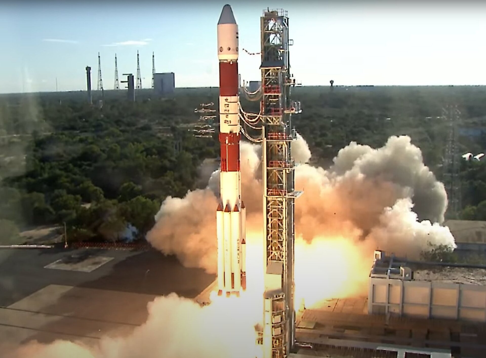 Proba-3's PSLV-XL liftoff