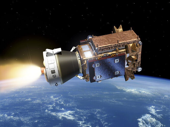 Sentinel-1C on Vega-C upper stage