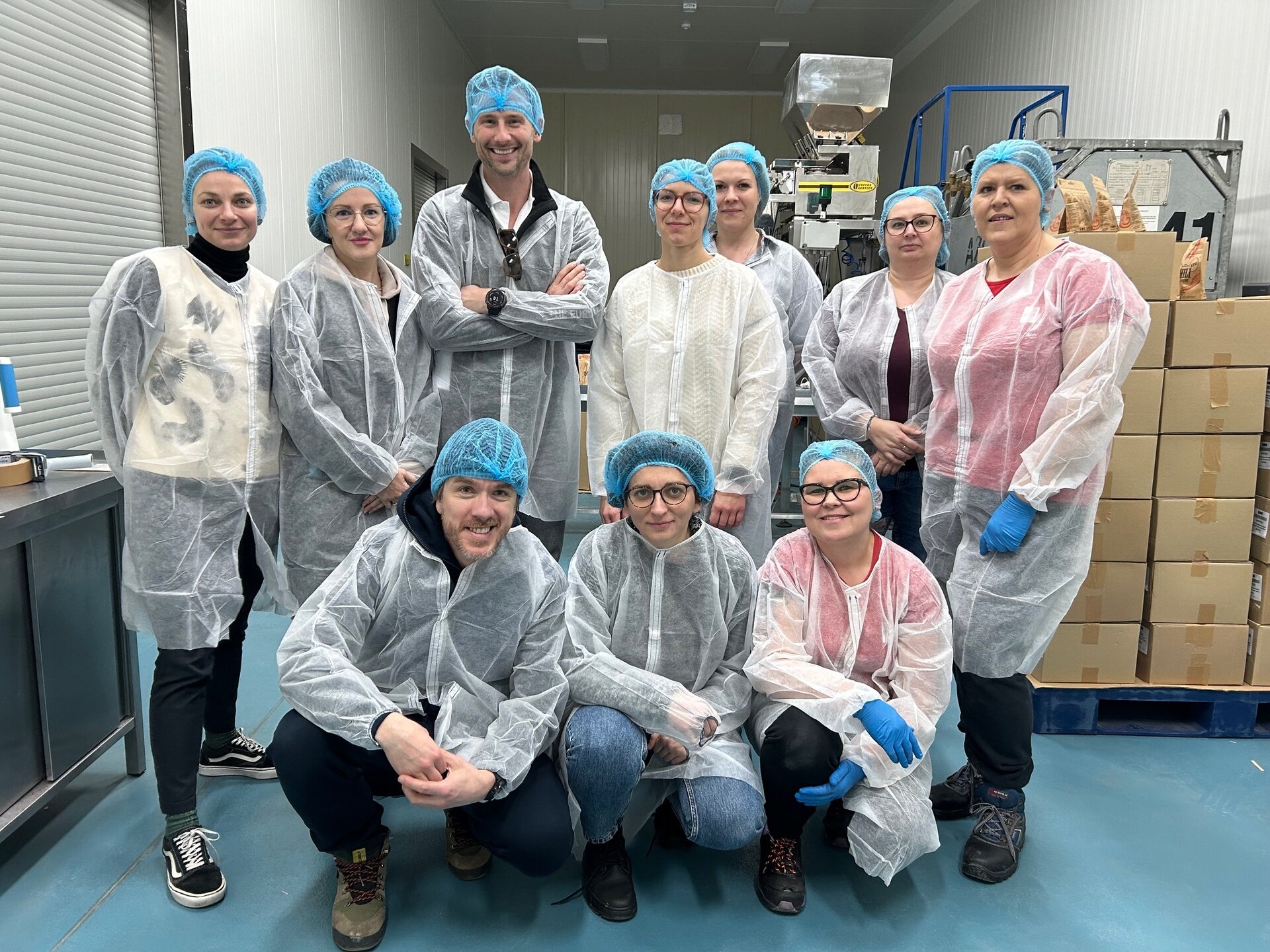 Polish team of cooks for space pierogi